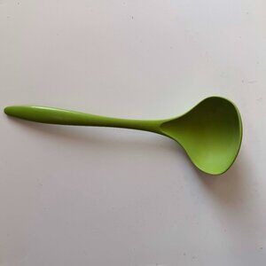 Vintage Mepal Rosti Denmark Green Melamine Ladle 10" Mid Century Hutzler